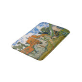 Vincent van Gogh - Straße in Auvers-sur-Oise Badematte (Schrägansicht)