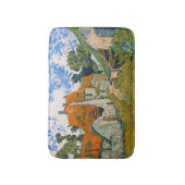 Vincent van Gogh - Straße in Auvers-sur-Oise Badematte (Vorderseite Vertikal)