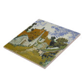 Vincent van Gogh - Straße in Auvers-sur-Oise Fliese (Seite)