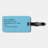 Vincent van Gogh - Straße in Auvers-sur-Oise Gepäckanhänger (Rückseite horizontal)