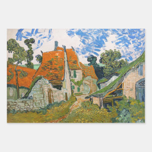 Vincent van Gogh - Straße in Auvers-sur-Oise Geschenkpapier Set