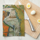 Vincent van Gogh - Straße in Auvers-sur-Oise Geschirrtuch (Viertel Falte)