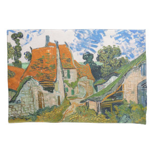 Vincent van Gogh - Straße in Auvers-sur-Oise Kissenbezug