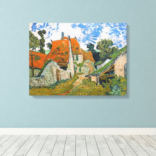 Vincent van Gogh - Straße in Auvers-sur-Oise Leinwanddruck (Insitu (Holzboden))