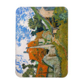 Vincent van Gogh - Straße in Auvers-sur-Oise Magnet (Vertikal)
