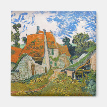 Vincent van Gogh - Straße in Auvers-sur-Oise