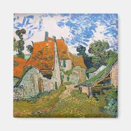 Vincent van Gogh - Straße in Auvers-sur-Oise Magnet