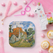 Vincent van Gogh - Straße in Auvers-sur-Oise Pappteller (Party)