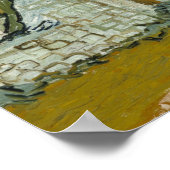 Vincent van Gogh - Straße in Auvers-sur-Oise Poster (Ecke)