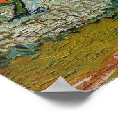 Vincent van Gogh - Straße in Auvers-sur-Oise Poster (Ecke)