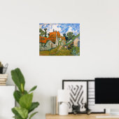 Vincent van Gogh - Straße in Auvers-sur-Oise Poster (Heimbüro)