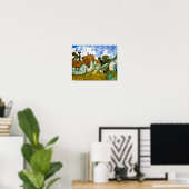 Vincent van Gogh: Straße in Auvers-sur-Oise Poster (Heimbüro)