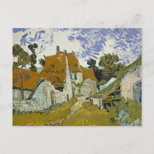 Vincent van Gogh - Straße in Auvers-sur-Oise Postkarte
