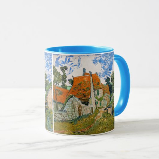 Vincent van Gogh - Straße in Auvers-sur-Oise Tasse (VorderseiteRechts)