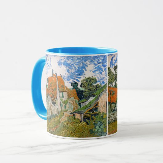 Vincent van Gogh - Straße in Auvers-sur-Oise Tasse (Vorderseite Links)