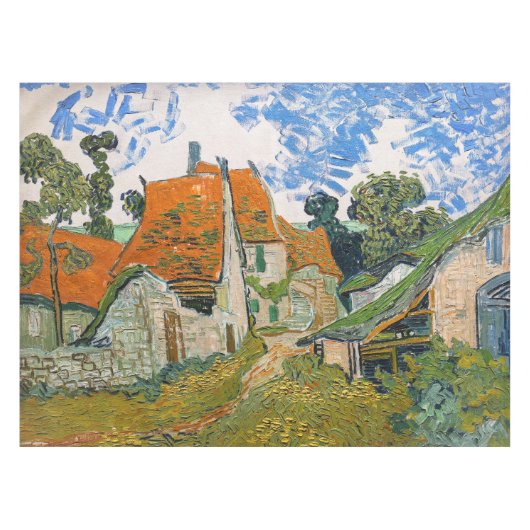Vincent van Gogh - Straße in Auvers-sur-Oise Tischdecke (Vorderseite (Horizontal))
