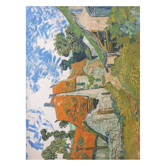 Vincent van Gogh - Straße in Auvers-sur-Oise Tischdecke (Vorderseite)