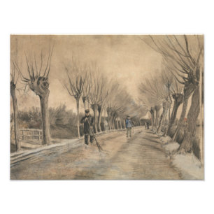 Vincent van Gogh - Straße in Etten Fotodruck