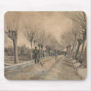 Vincent van Gogh - Straße in Etten Mousepad