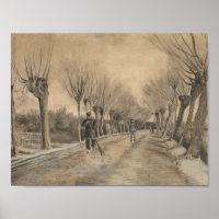 Vincent van Gogh - Straße in Etten