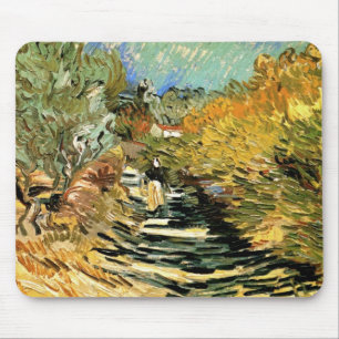 Vincent van Gogh Straße in Saint-Remy, Weibliche F Mousepad