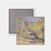 Vincent van Gogh | Straße in St. Remy Magnet (Vorderseite/Rückseite)