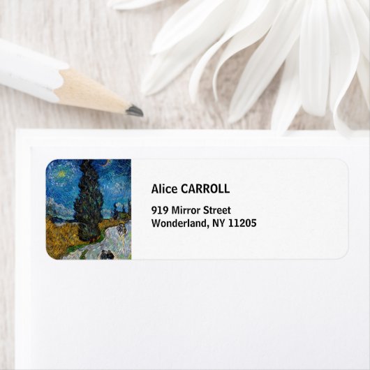 Vincent van Gogh - Straße mit Cypress und Star (Insitu)