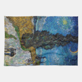 Vincent van Gogh - Straße mit Cypress und Star Geschirrtuch (Horizontal)