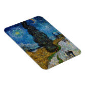 Vincent van Gogh - Straße mit Cypress und Star Magnet (Rechte Seite)