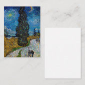 Vincent van Gogh - Straße mit Cypress und Star Mitteilungskarte (Vorne/Hinten)