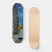 Vincent van Gogh - Straße mit Cypress und Star Skateboard (Vorderseite)