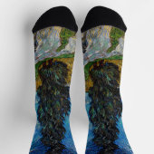 Vincent van Gogh - Straße mit Cypress und Star Socken (Oben)