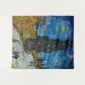 Vincent van Gogh - Straße mit Cypress und Star Wandteppich (Vorderseite (Horizontal))