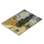 Vincent van Gogh| Straße mit Zypressen, 1890 Notizblock (Linke Seite)