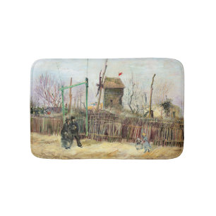 Vincent van Gogh - Street Scene in Montmartre Badematte