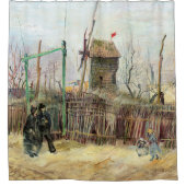 Vincent van Gogh - Street Scene in Montmartre Duschvorhang (Vorderseite)