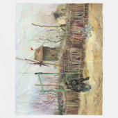 Vincent van Gogh - Street Scene in Montmartre Fleecedecke (Vorderseite)