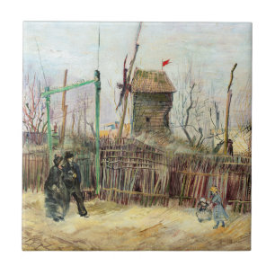 Vincent van Gogh - Street Scene in Montmartre Fliese