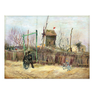 Vincent van Gogh - Street Scene in Montmartre Fotodruck