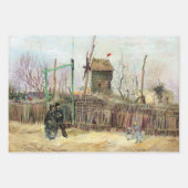 Vincent van Gogh - Street Scene in Montmartre Geschenkpapier Set (Vorderseite 3)