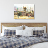 Vincent van Gogh - Street Scene in Montmartre Leinwanddruck (Insitu (Schlafzimmer))