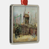 Vincent van Gogh - Street Scene in Montmartre Ornament Aus Metall (Rechts)
