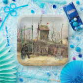 Vincent van Gogh - Street Scene in Montmartre Pappteller (Party)