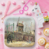 Vincent van Gogh - Street Scene in Montmartre Pappteller (Party)