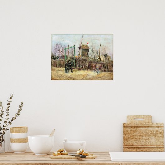 Vincent van Gogh - Street Scene in Montmartre Poster (Küche)