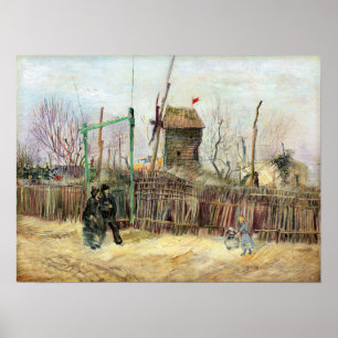 Vincent van Gogh - Street Scene in Montmartre Poster