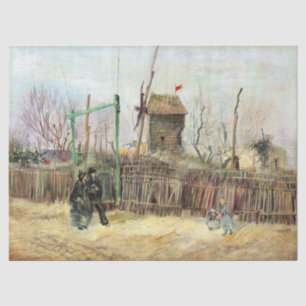 Vincent van Gogh - Street Scene in Montmartre Seidenpapier