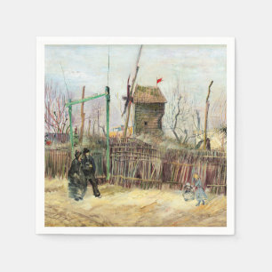 Vincent van Gogh - Street Scene in Montmartre Serviette