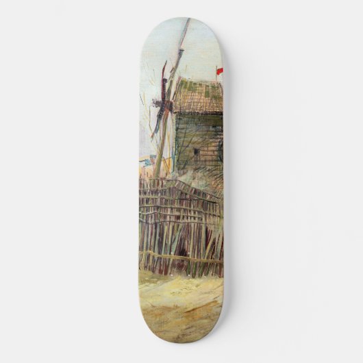 Vincent van Gogh - Street Scene in Montmartre Skateboard (Vorderseite)