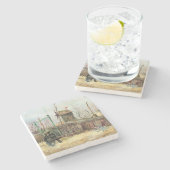 Vincent van Gogh - Street Scene in Montmartre Steinuntersetzer (Seitenansicht)